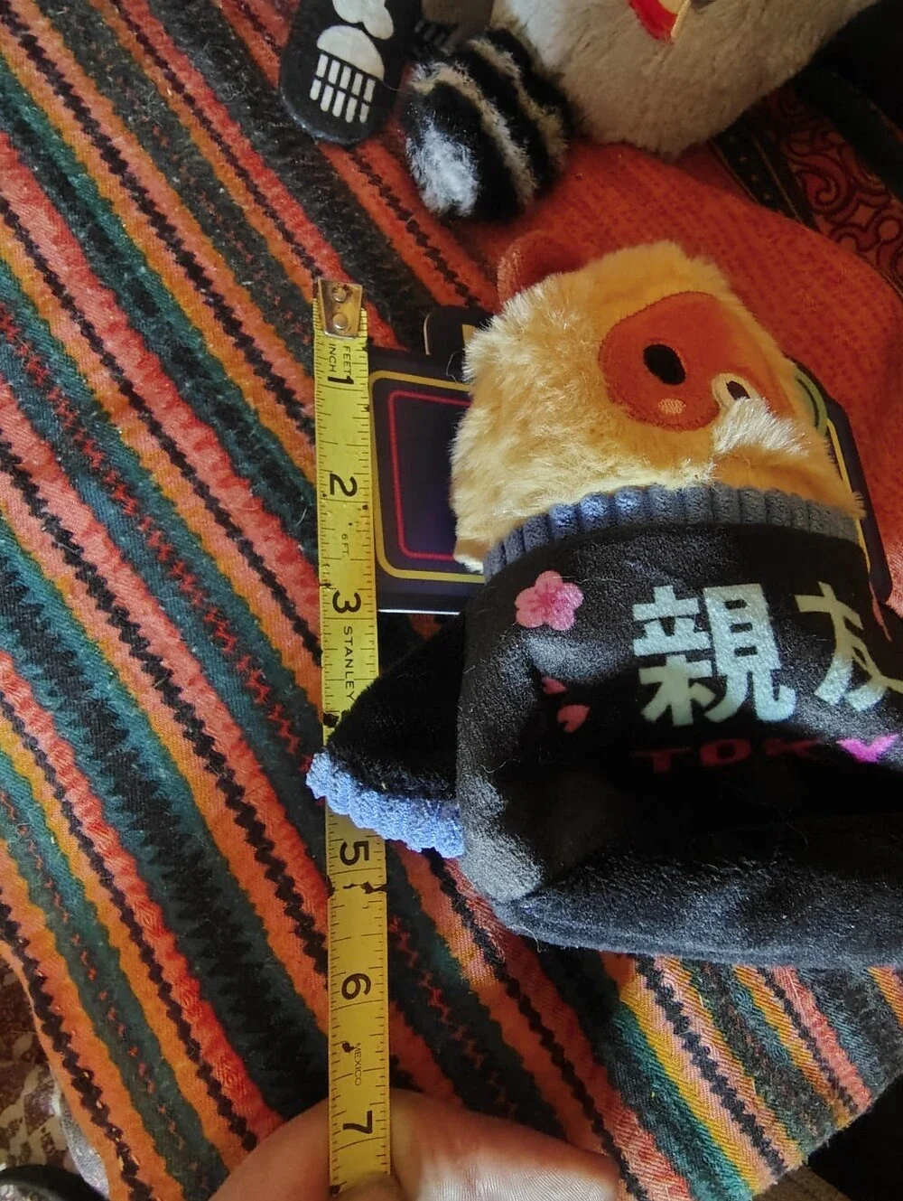 NWT BarkBox Halloween Dog Toy Lot of 3-Rickie Raccoon, Tanuki Tamiko&Barry Bones